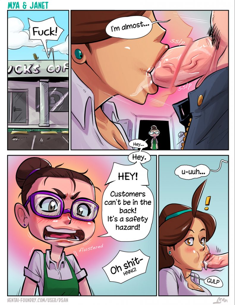 Mya and Janet | page 1-8 | I missed this nice pink dick