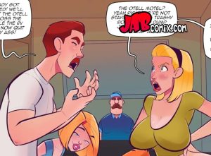 I'm gonna teach you how to ride a cock - Kickin it with the camptons 3 by jab comix
