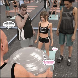We're just watching her for some inspiration - Natasha's workout part 1 by Dark Lord